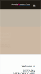 Mobile Screenshot of nvmemorycare.com